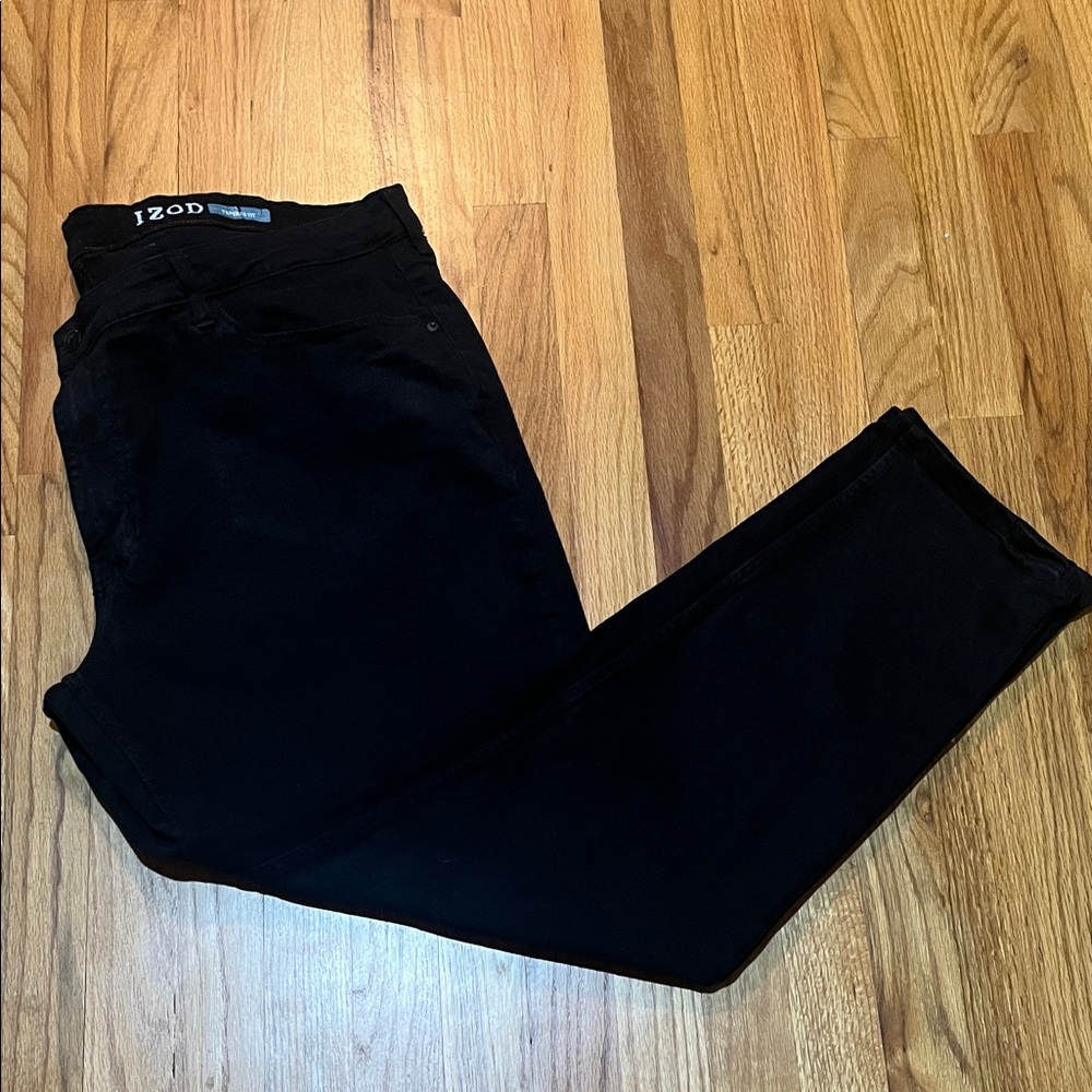 Izod Midnight Black Denim Pants